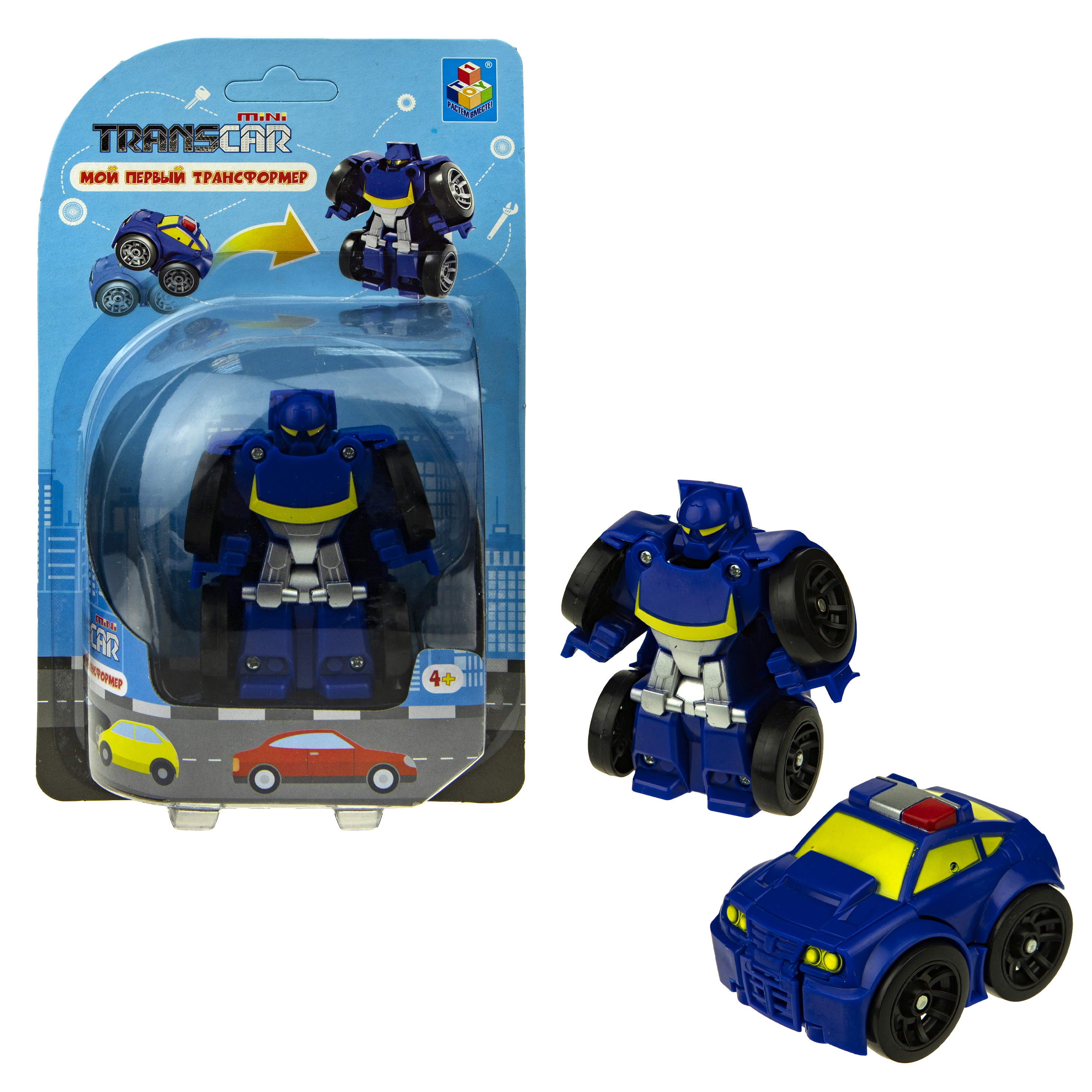 Фигурка 1TOY Полицейская машина - фото 2