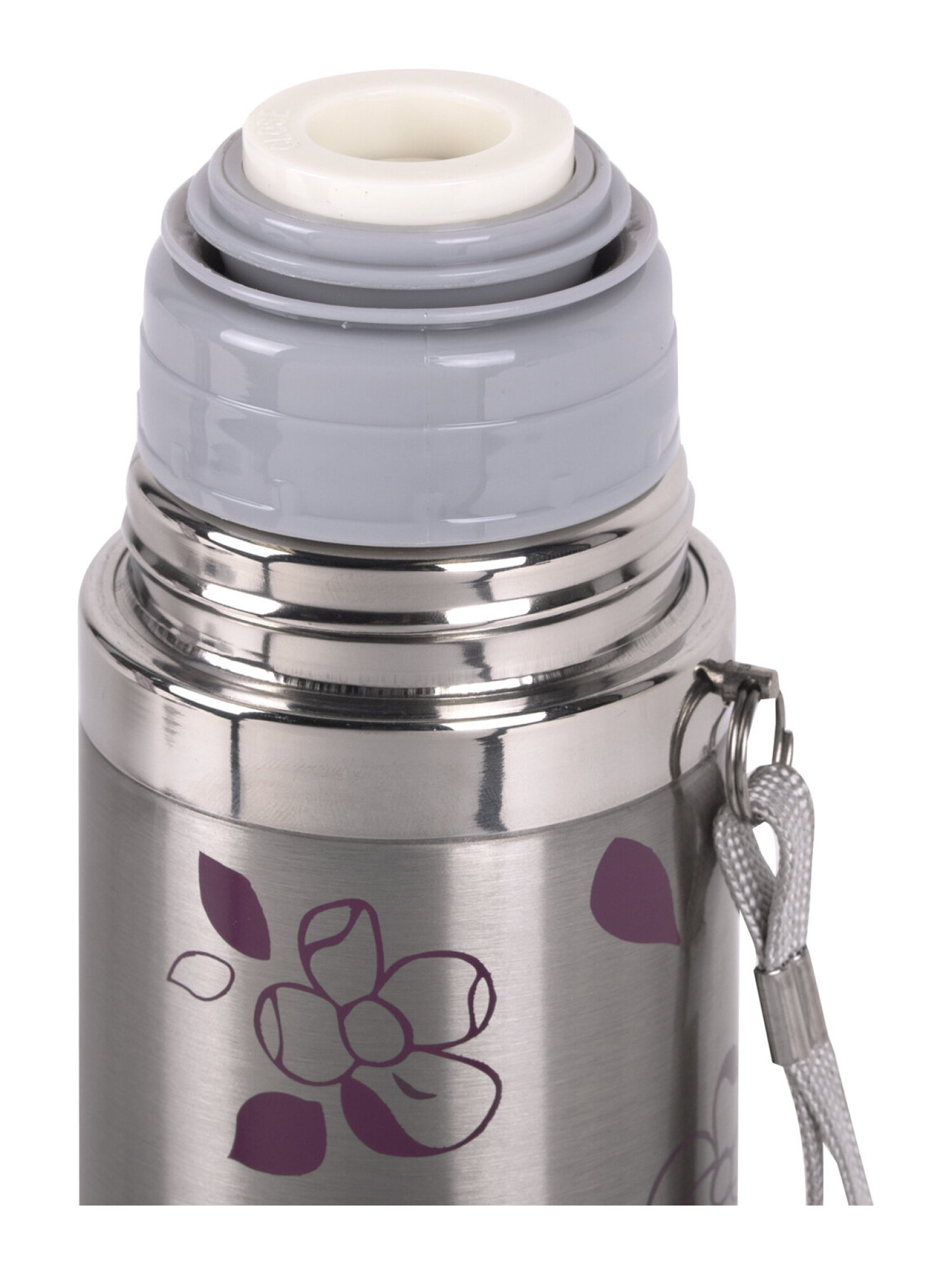 Термос Лайма с узким горлом 0.5 л нержавеющая сталь с рисунком - фото 19