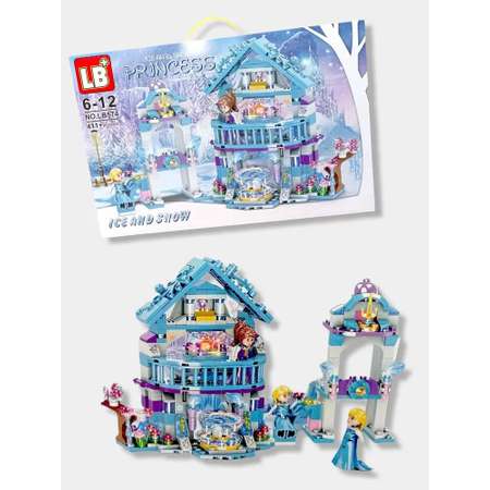 Конструктор LB+ Ледяной замок Эльзи 411 дет.