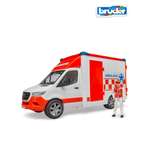 Скорая помощь Bruder Mercedes (свет, звук) с фигуркой