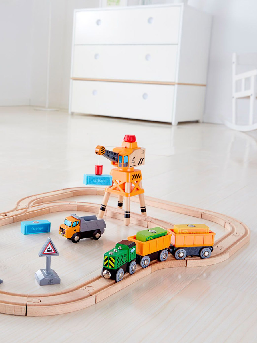 Набор железнодорожный Hape E3732_HP - фото 4