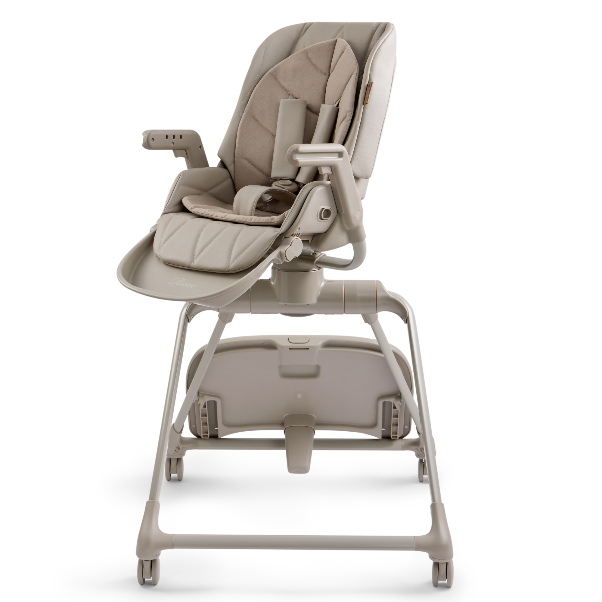 Стульчик для кормления Happy Baby ROMEO серый - фото 14