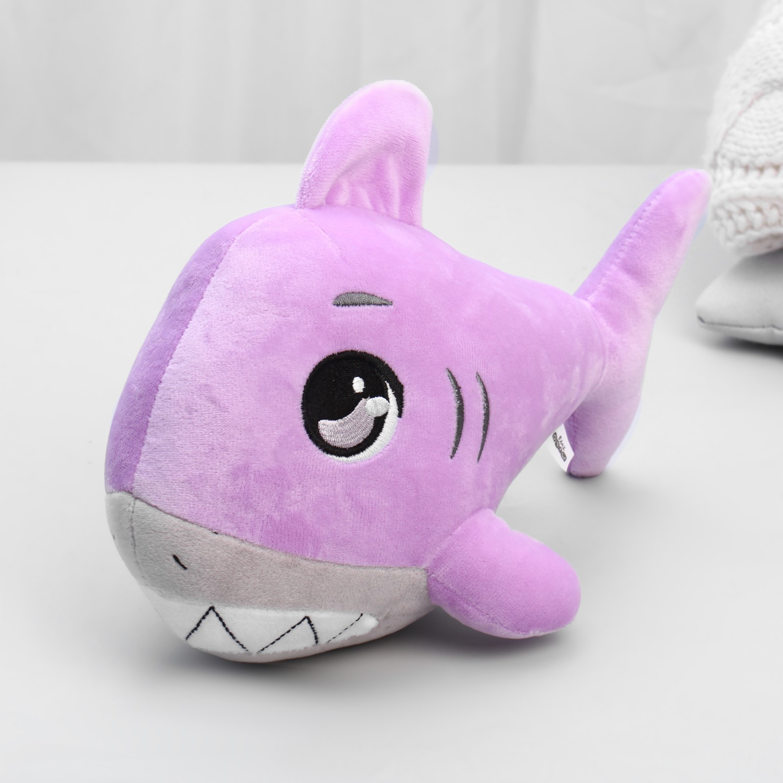 Мягкая игрушка Milo Toys «Акула» цвет фиолетовый - фото 6