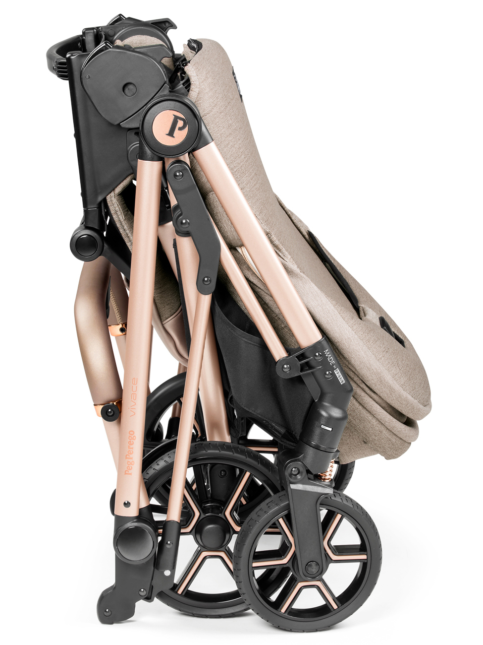 Коляска прогулочная Peg-Perego Vivace розовый - фото 8