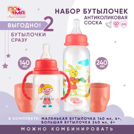 Набор для кормления Пома 140 мл 2 шт.
