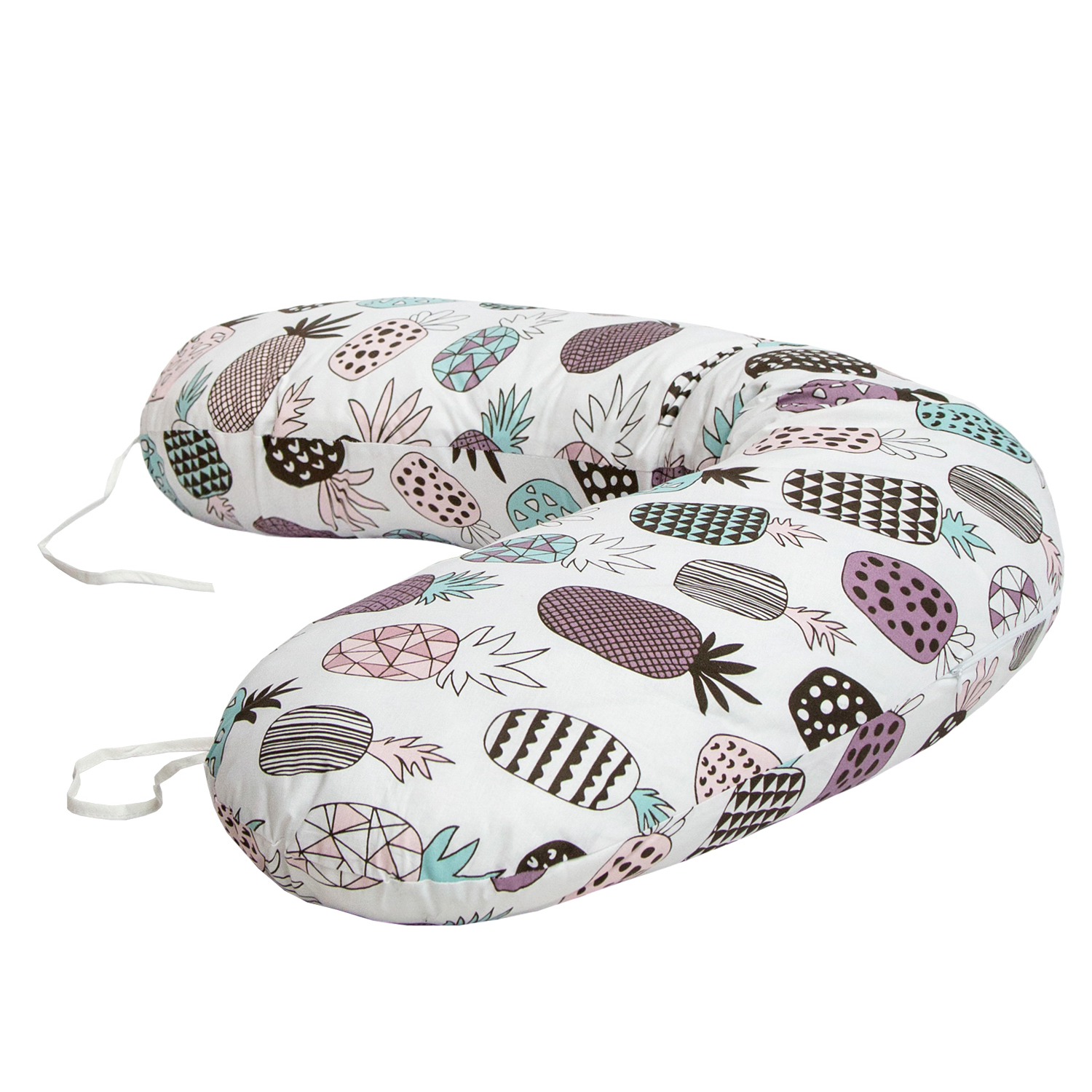 Наволочка Amarobaby Ананасики на подушку для беременных - фото 3