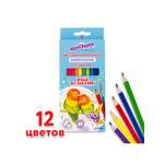Карандаши цветные Юнландия 12 шт.