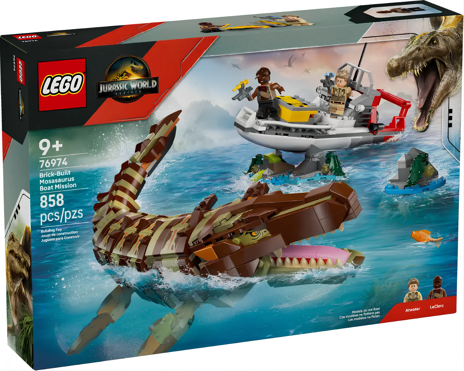 Конструктор LEGO Jurassic World 76974 858 дет. - фото 1