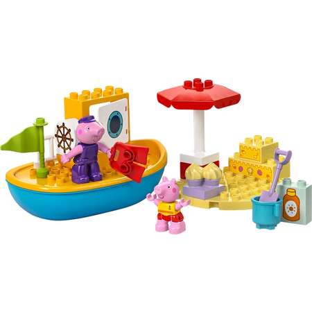 Конструктор LEGO DUPLO Путешествие со Свинкой Пеппой блочный