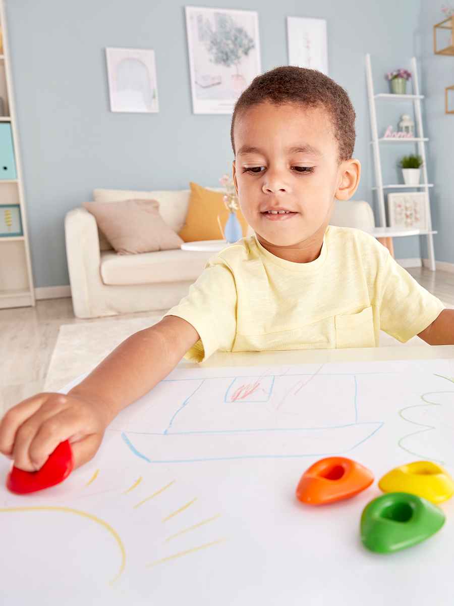 Восковые мелки Hape 5 шт. - фото 4