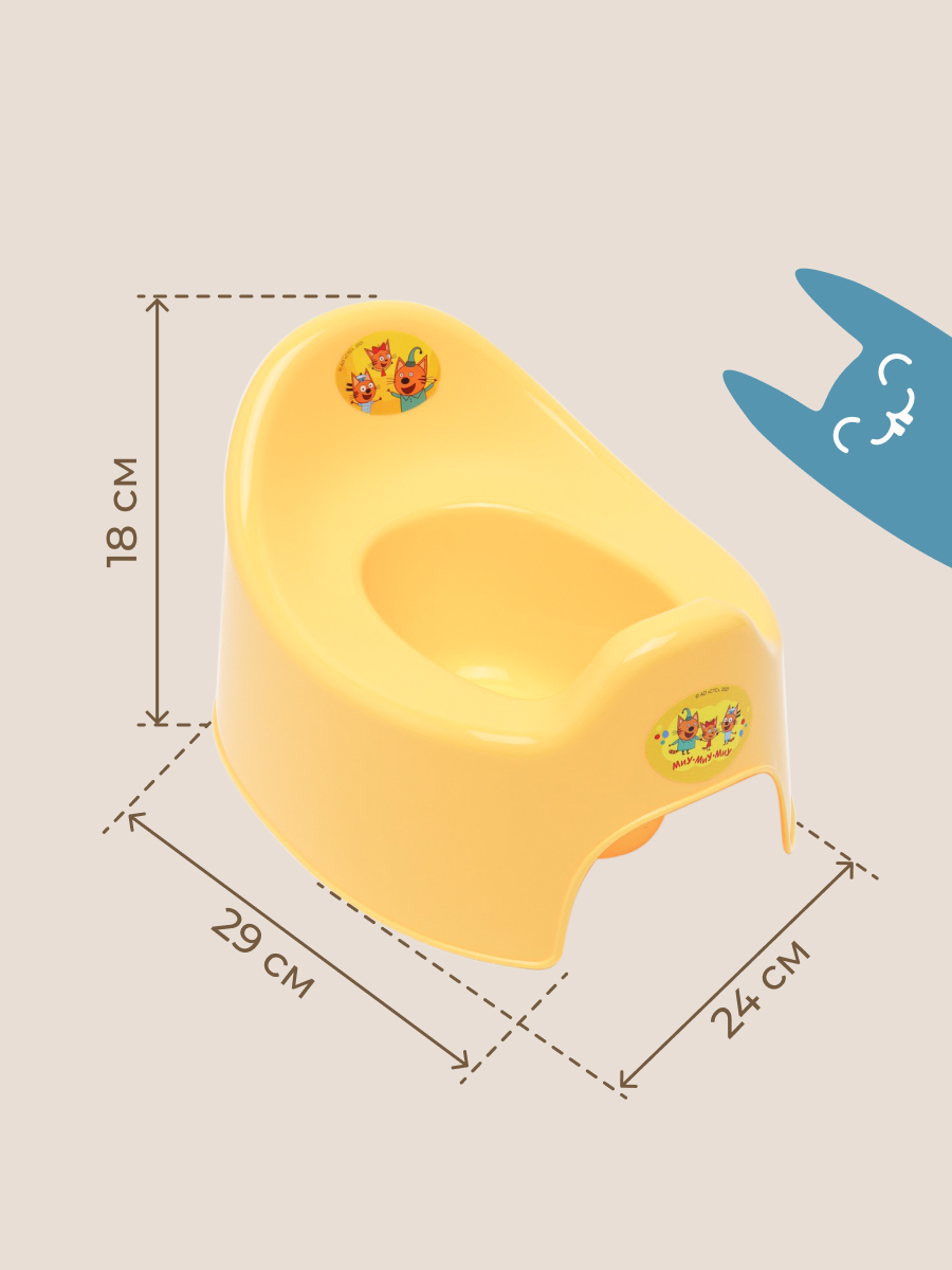 Горшок ROXY-KIDS желтый - фото 8