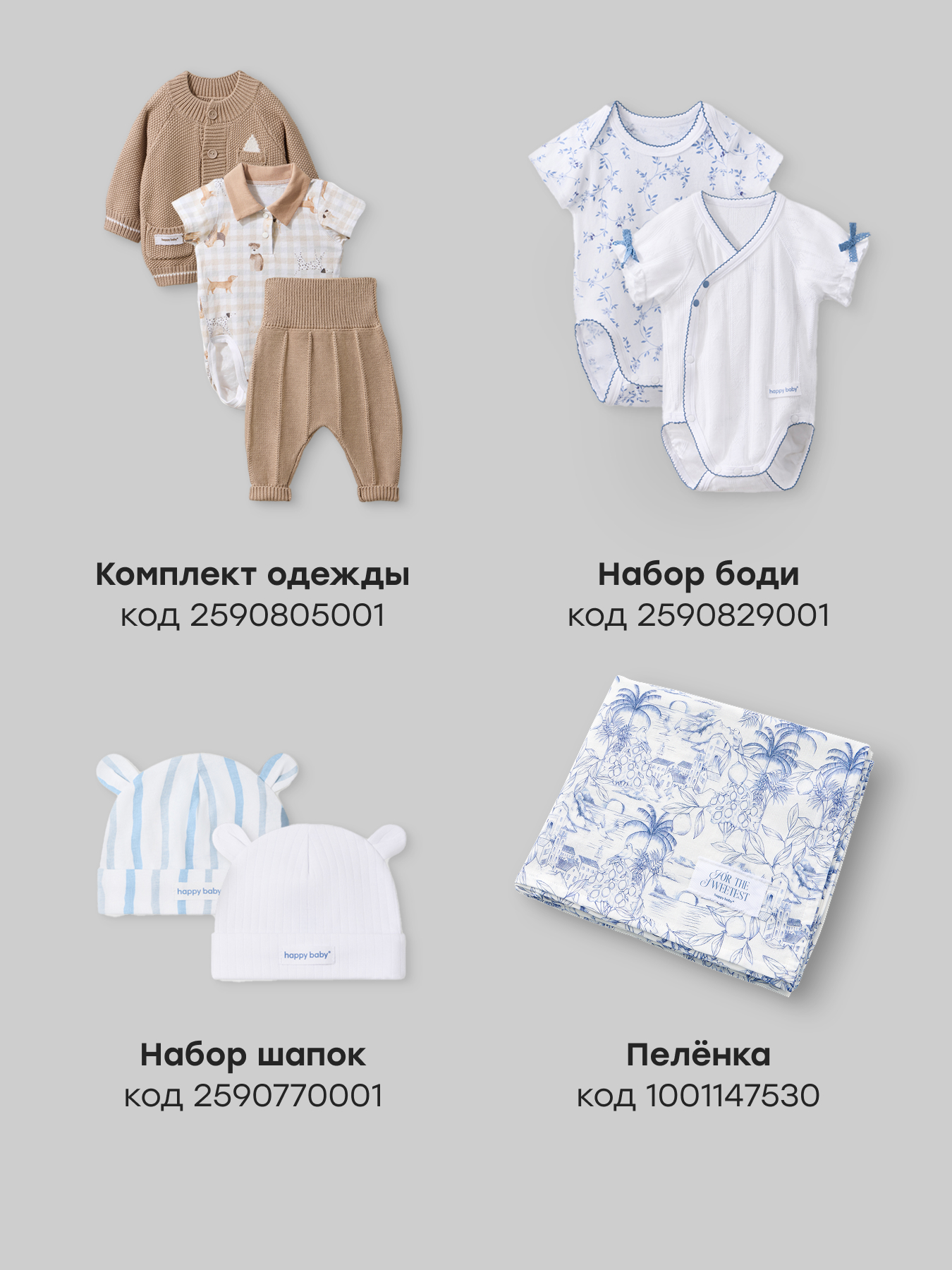 Комбинезон Happy Baby 90160-0_blue(flowers) - фото 7