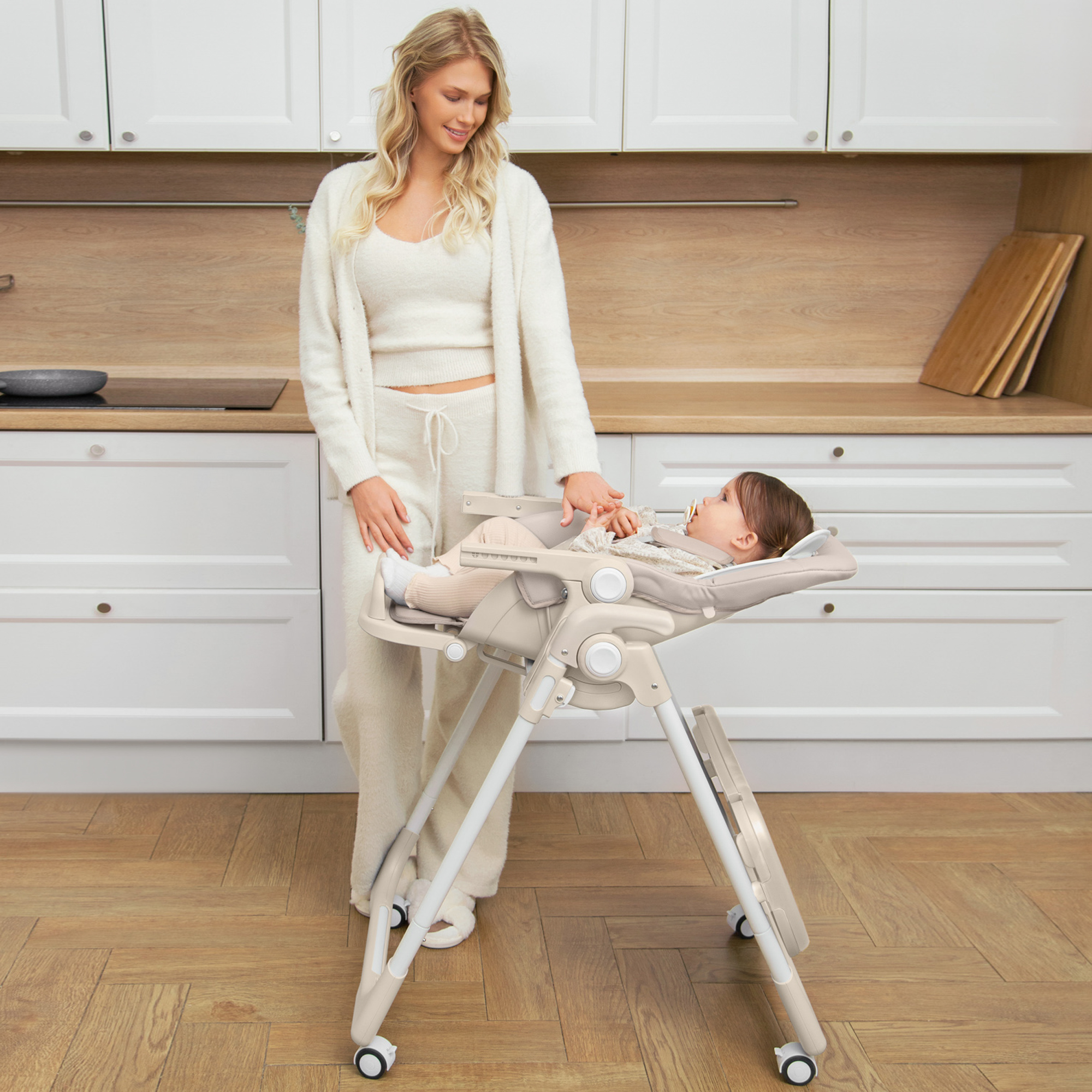 Стульчик для кормления Amarobaby Allure классический - фото 20