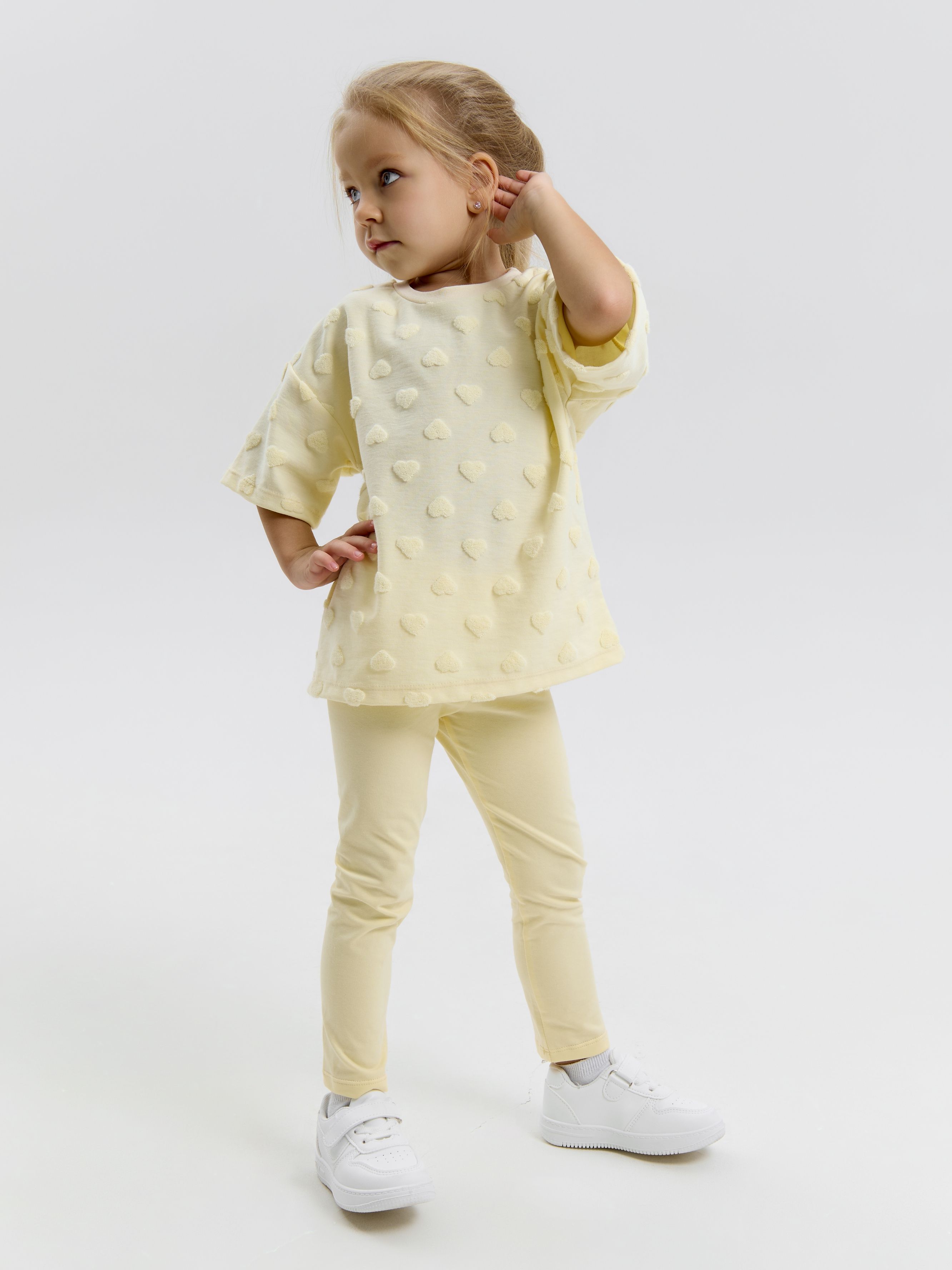 Футболка и леггинсы LEVA костюм_Томми_желтый - фото 5