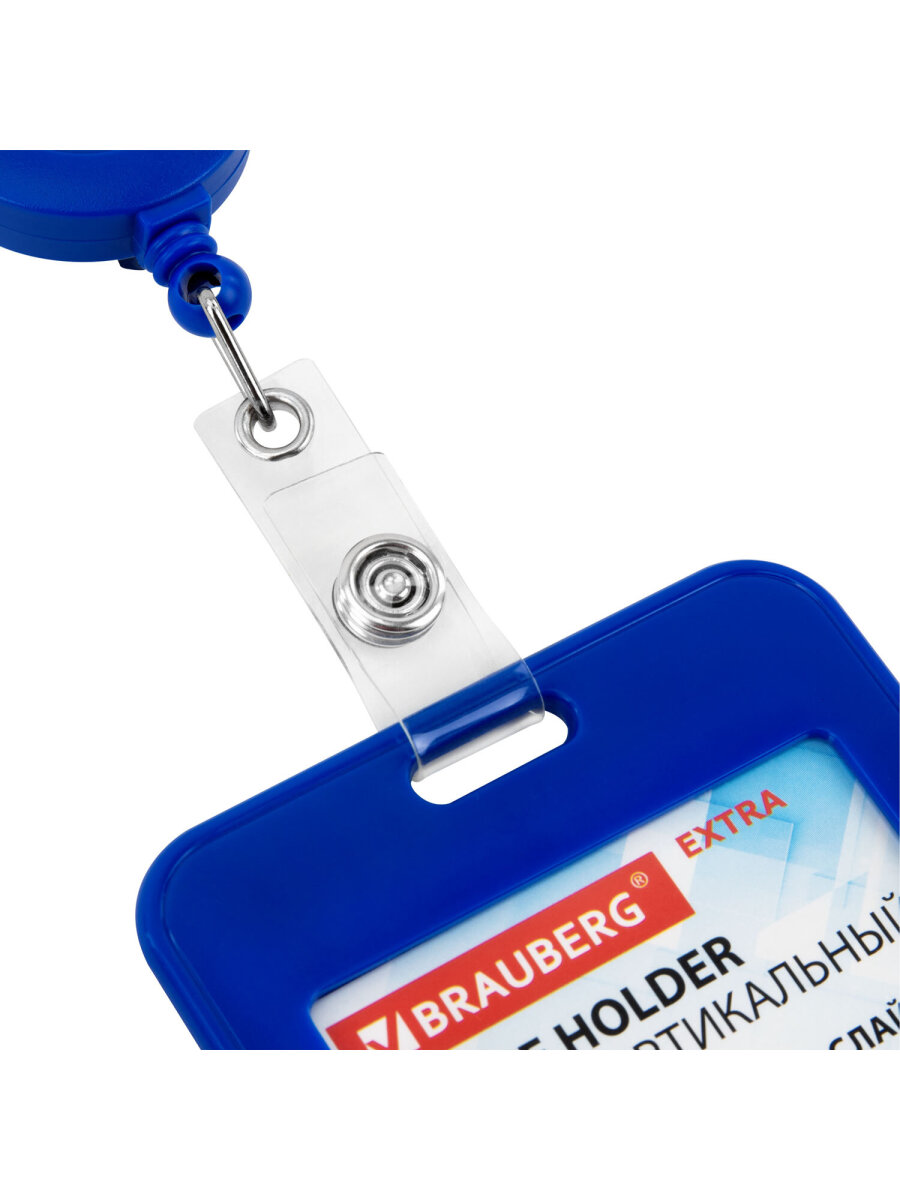 Бейдж Brauberg синий - фото 4
