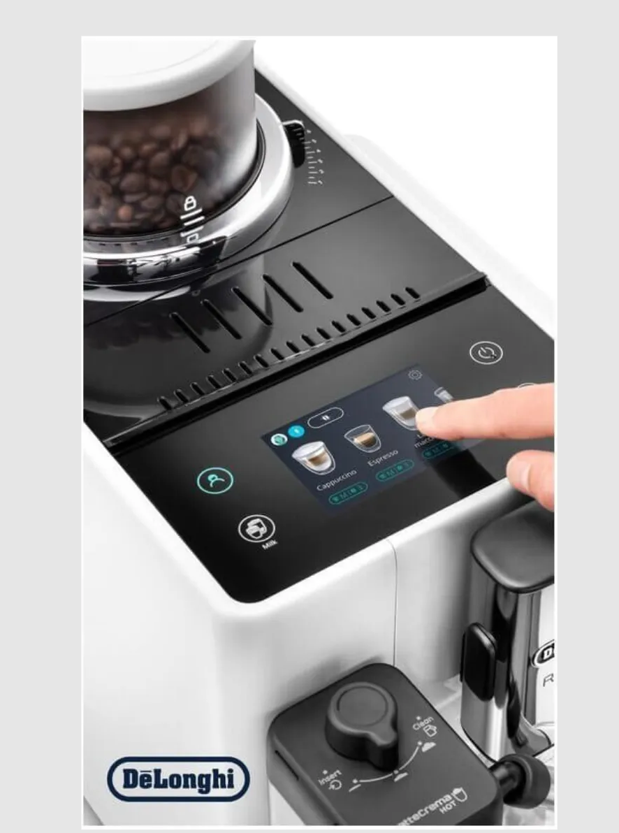 Кофемашина DeLonghi Rivelia Perfetto EXAM440.55.W - фото 5