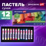 Пастель художественная сухая Brauberg 12 шт.