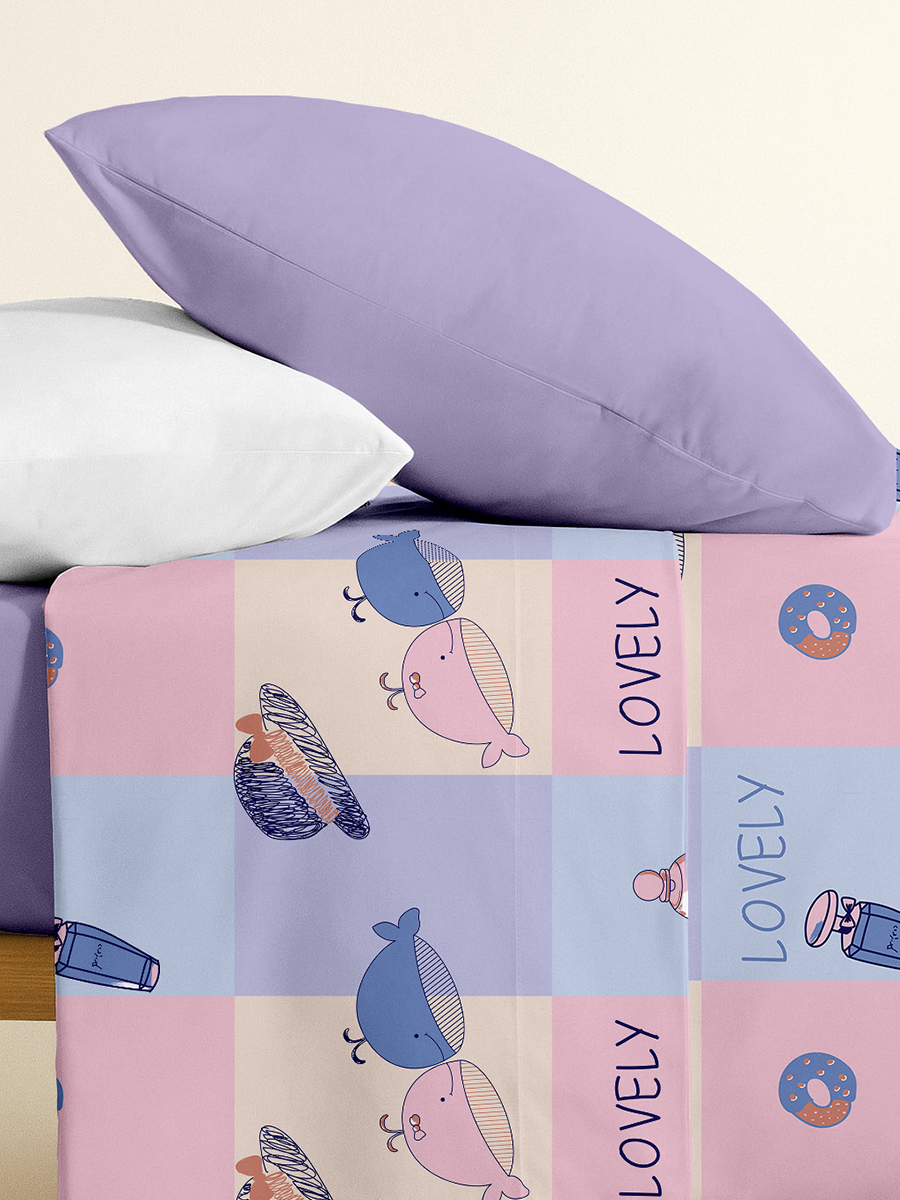 Комплект постельного белья BRAVO kids dreams Киты полутораспальный 3 предм. - фото 2