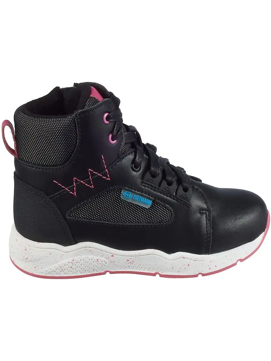 Ботинки ORTMANN kids 7.28.2_Homs_черный/розовый - фото 3