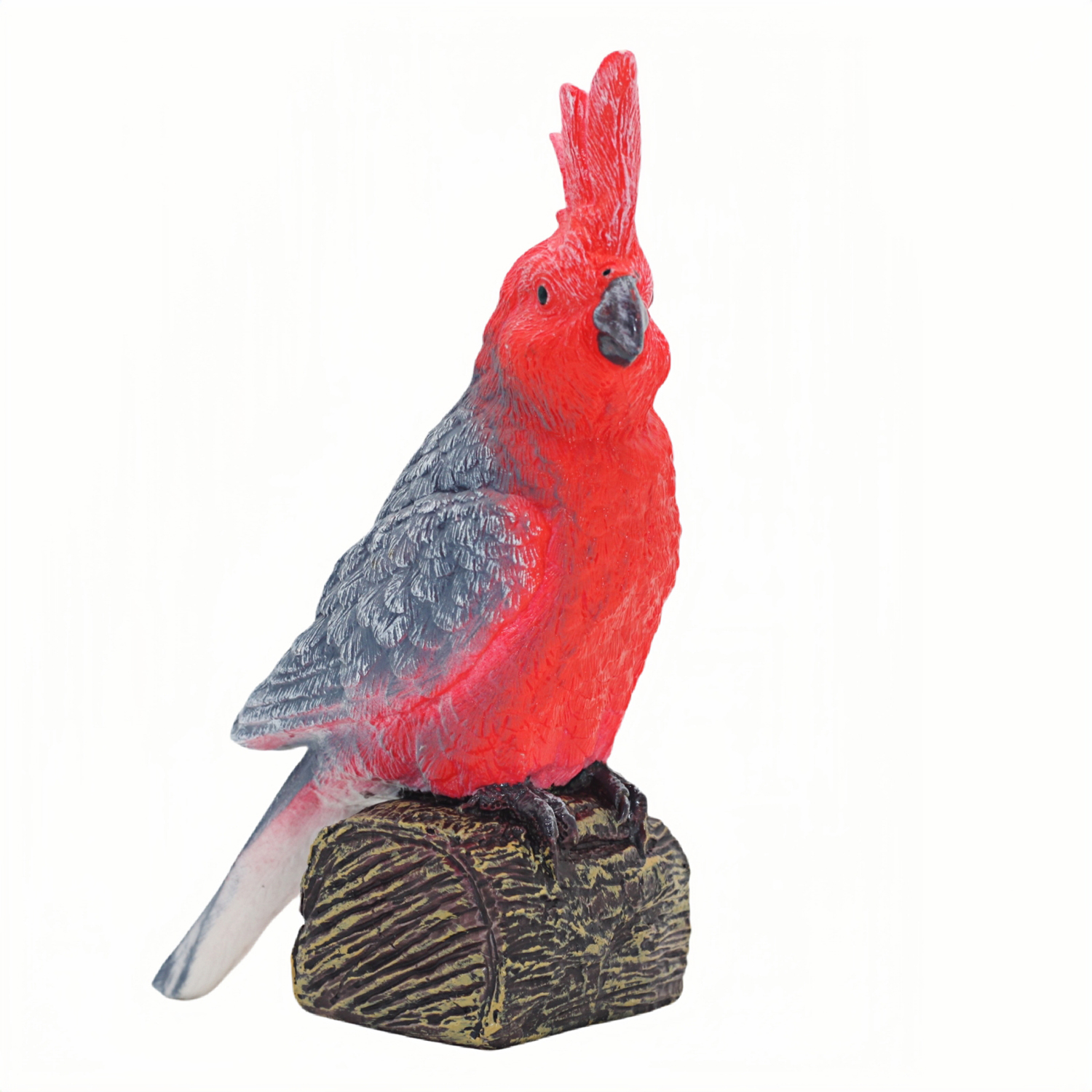 Фигурка Детское Время Попугай Какаду сидит на ветке - фото 1