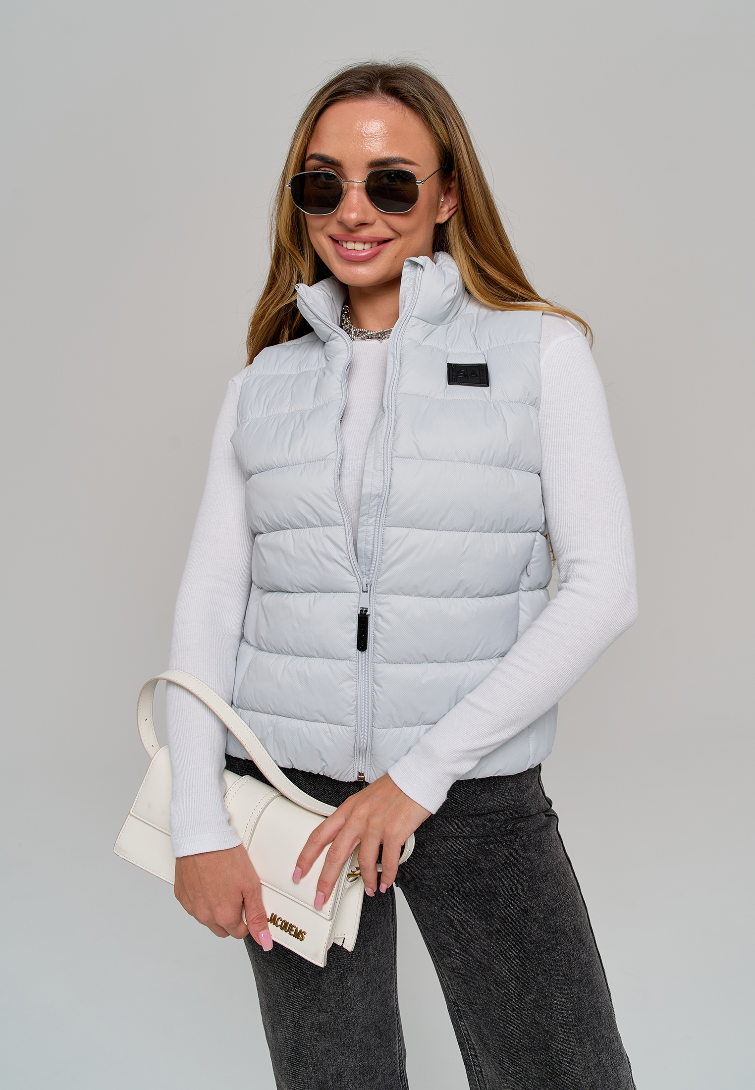 Жилет Stylish AMADEO AV-8508-белый - фото 10