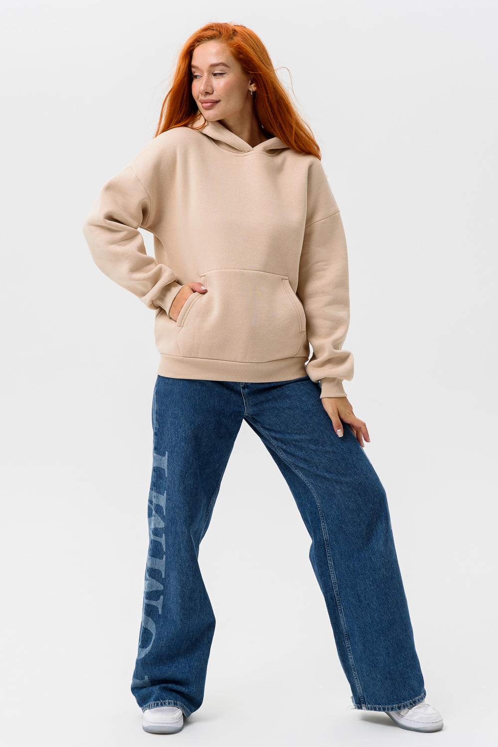 Худи Натали Суслова 14428 бежевый - фото 5