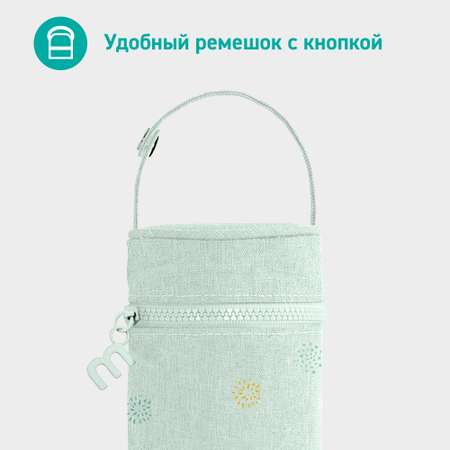 Термосумка Miniland для бутылочек Thermybag Dolce 500 мл бирюзовый