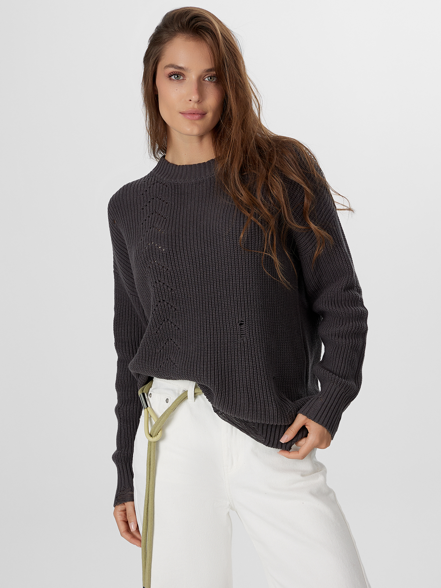 Джемпер Mark Formelle (Марк Формэль) 122632-1/серый - фото 7