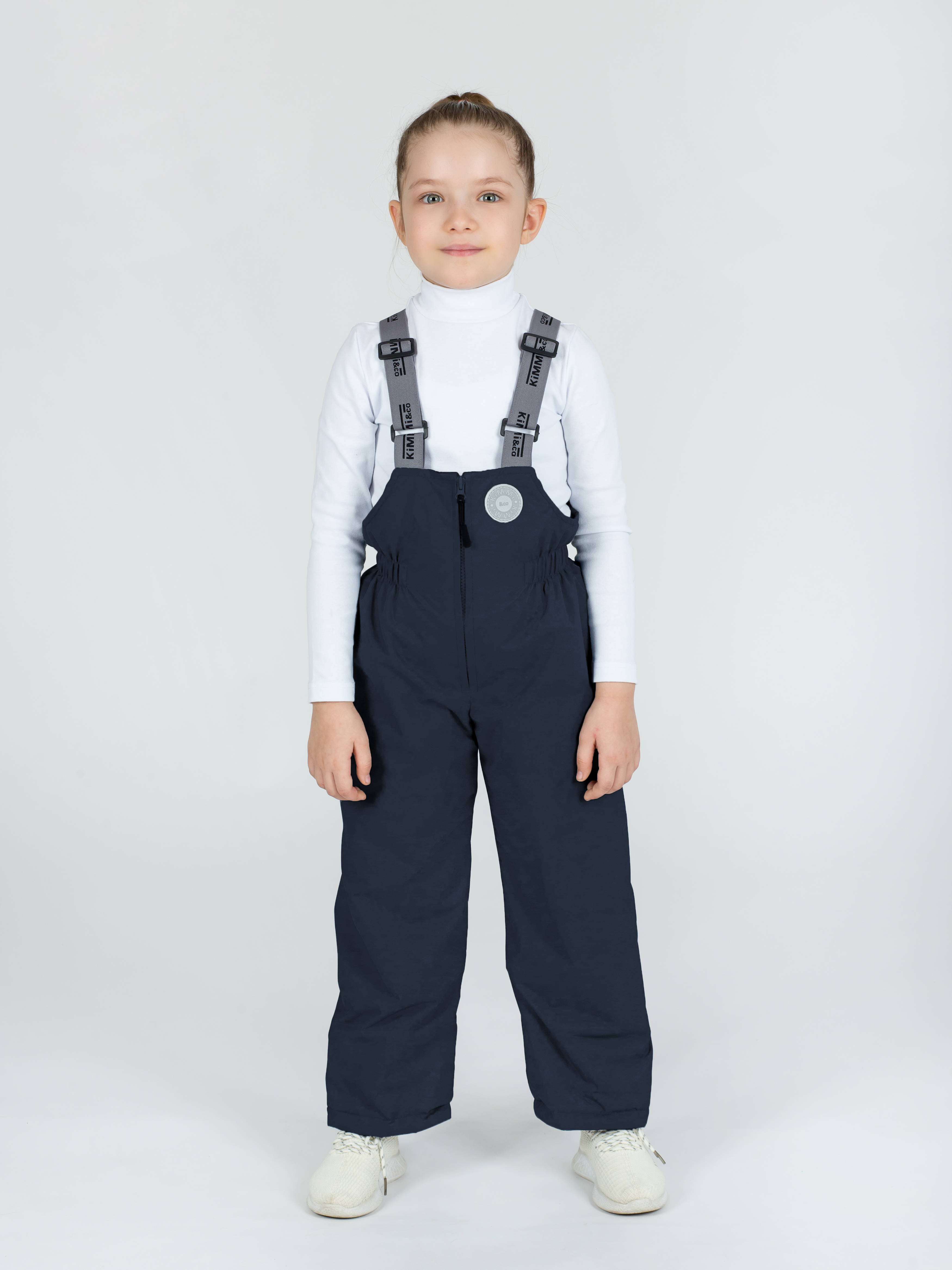 Полукомбинезон KiMMi co К-150860-017 синий - фото 3