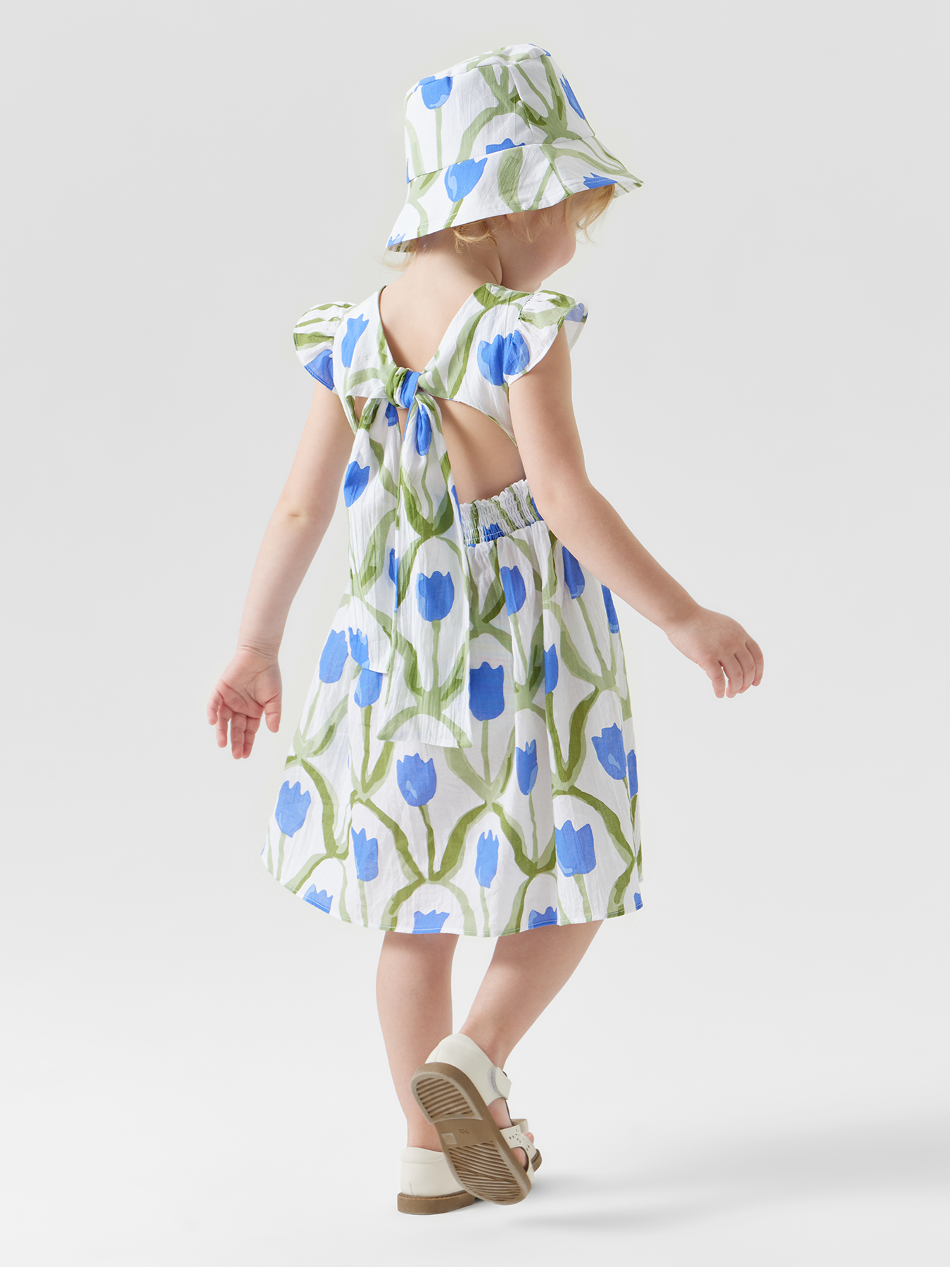 Платье Happy Baby 88158_blue-flower - фото 12