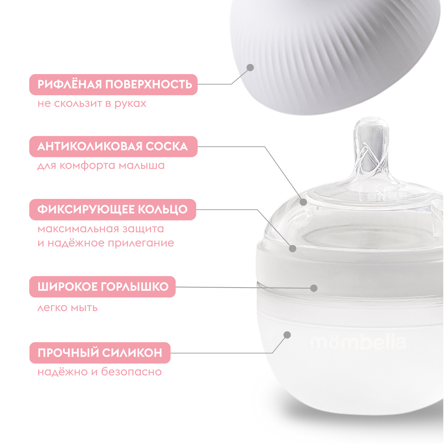 Набор для кормления Mombella Anti-Colic 120 мл - фото 3