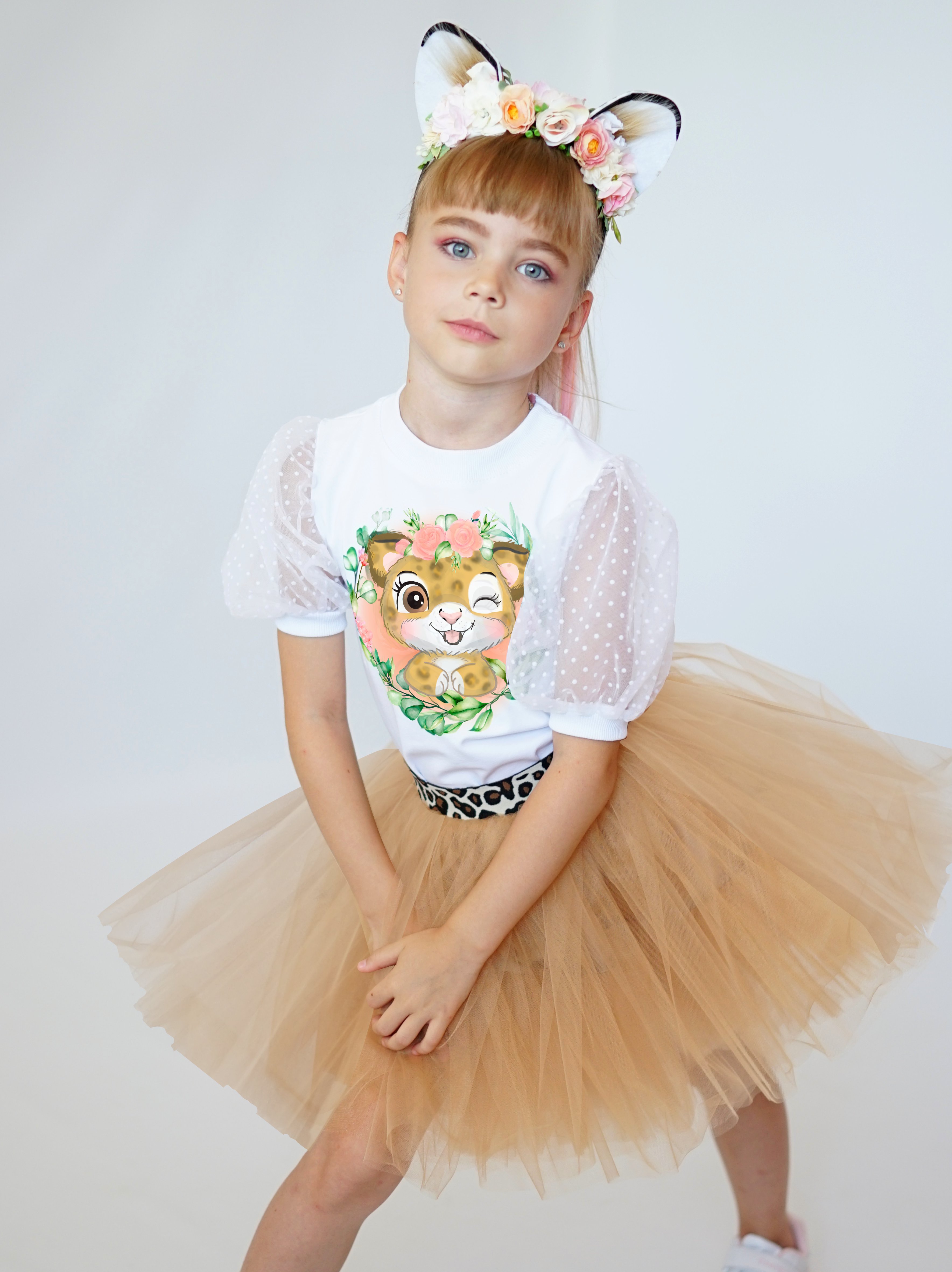 Ободок с ушками леопарда ЭнчантималсDress ОбУшиЛео - фото 2