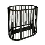 Детская кроватка Ingo Simple S-01 7 в 1 венге венге, поперечный маятник