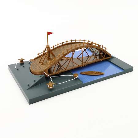 Конструктор EDU-TOYS Переносной мост блочный
