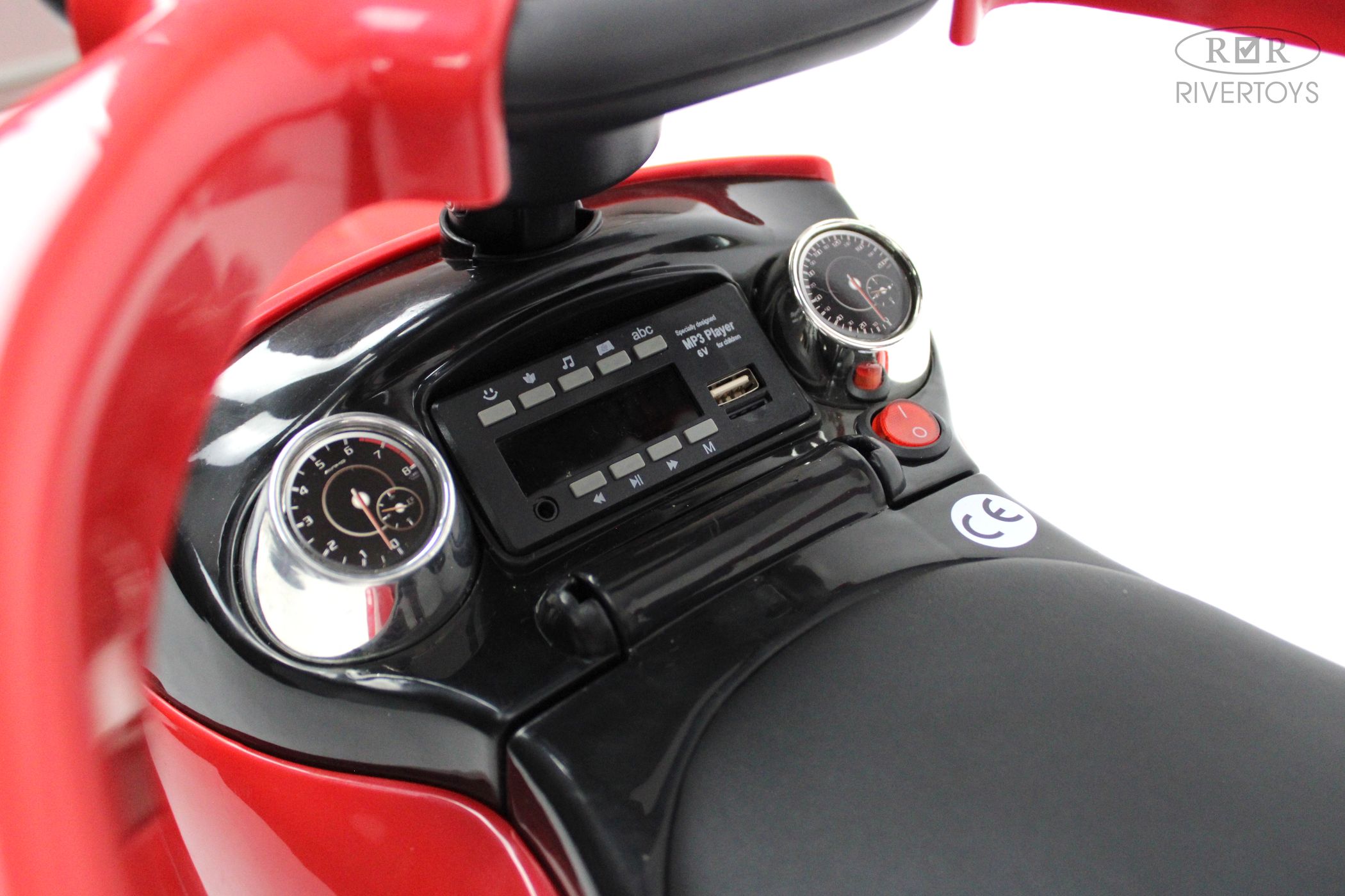 Электромобиль RIVERTOYS Mercedes A888AA-H-RED - фото 17