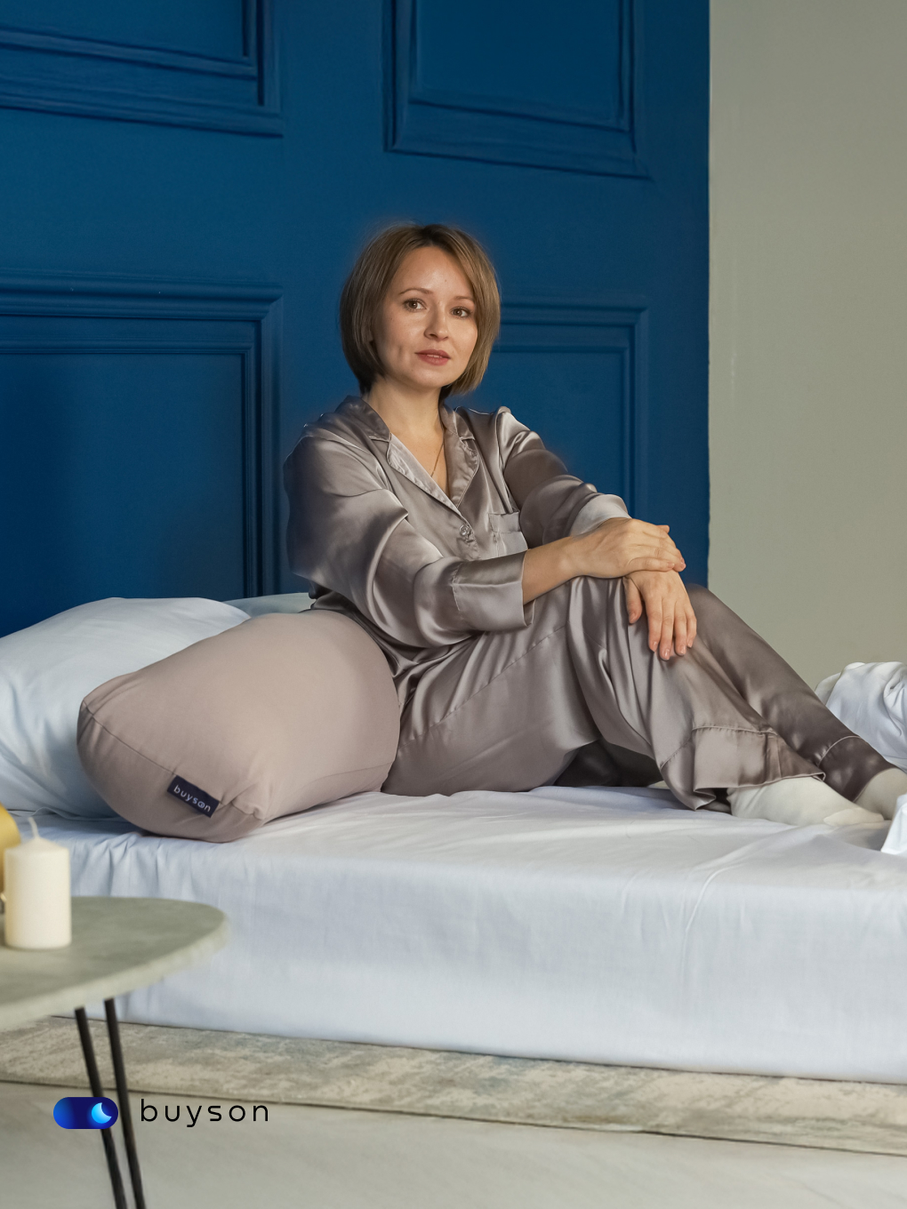 Наволочка buyson BuyComfy 35 x 160 см 1 шт. - фото 9