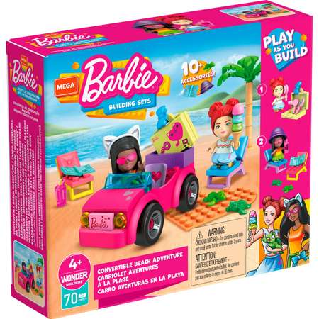 Конструктор Mega Construx Barbie Дорожное путешествие в ассортименте