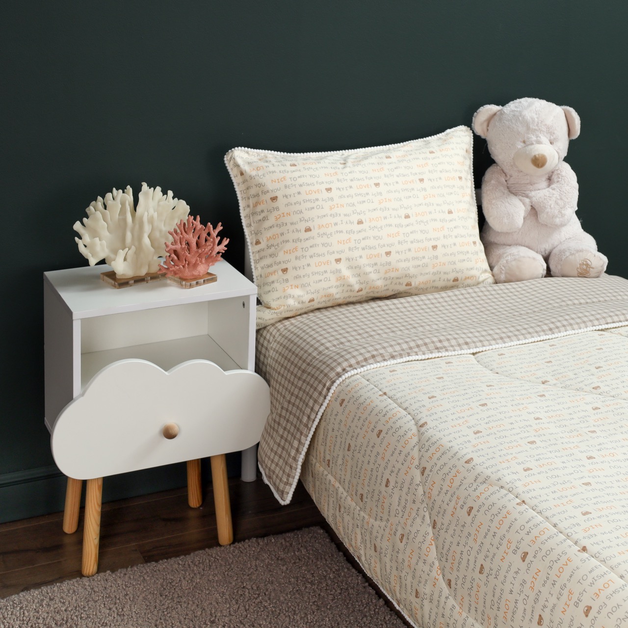 Комплект постельного белья Sofi de Marko Тэдди полутораспальный 3 предм. - фото 2