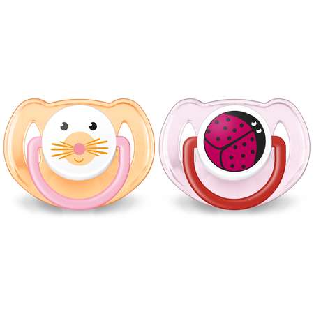 Пустышка Philips Avent ортодонтическая от 6 мес. 2 шт.