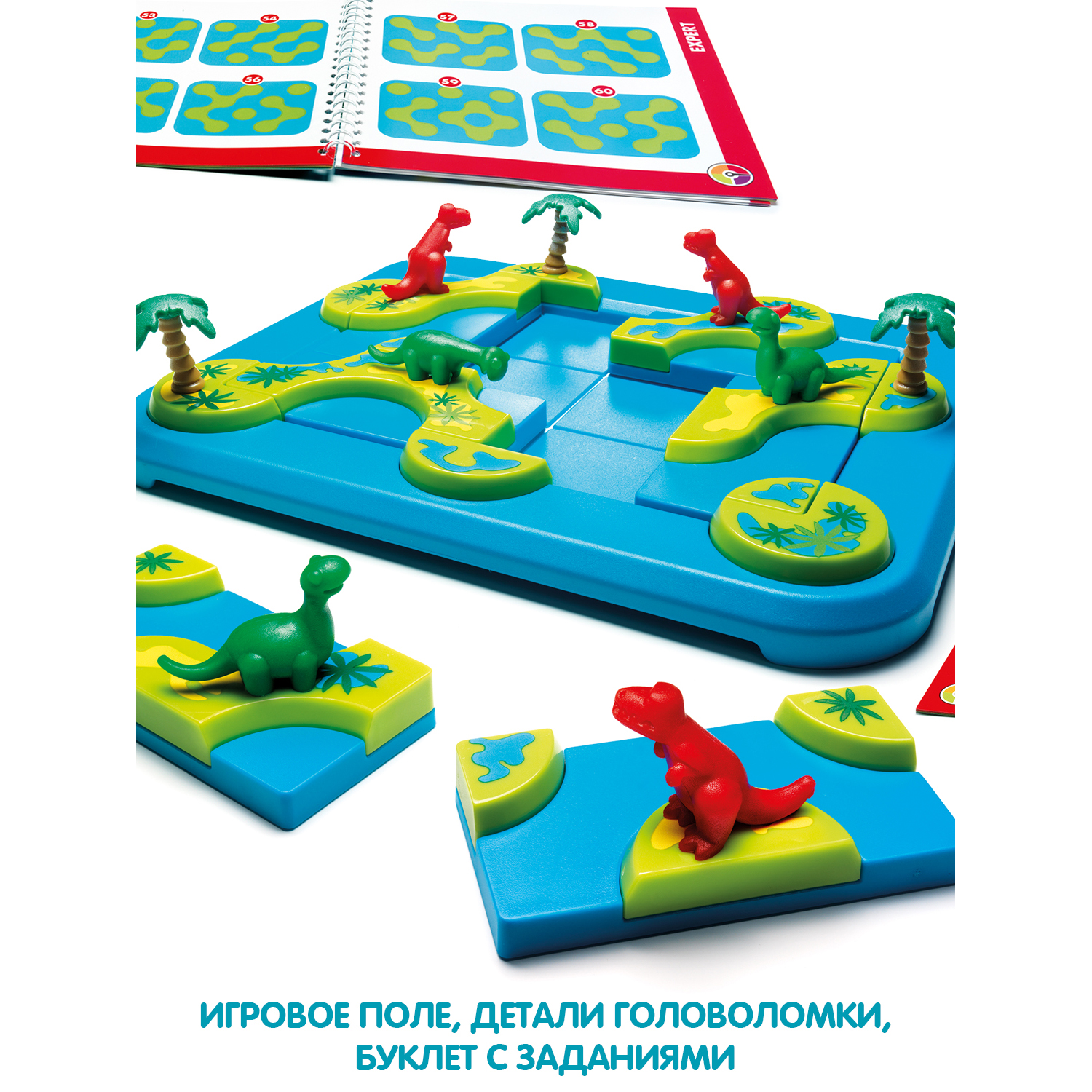 Настольная игра Bondibon логическая ДИНОЗАВРЫ ОСТРОВА - фото 6