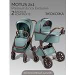 Коляска 2в1 Amarobaby Motus Premium Ecco Exclusive голубой