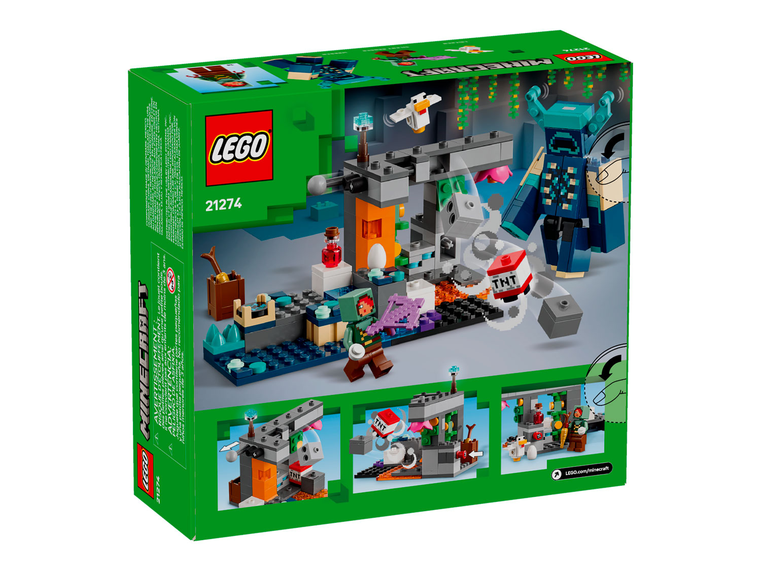 Конструктор LEGO Minecraft Встреча с надзирателем 21274 238 дет. - фото 8