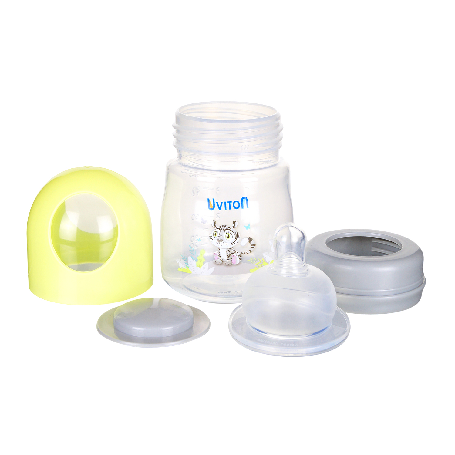 Бутылочка Uviton Anti-Colic 125 мл 1 шт. в ассортименте - фото 8