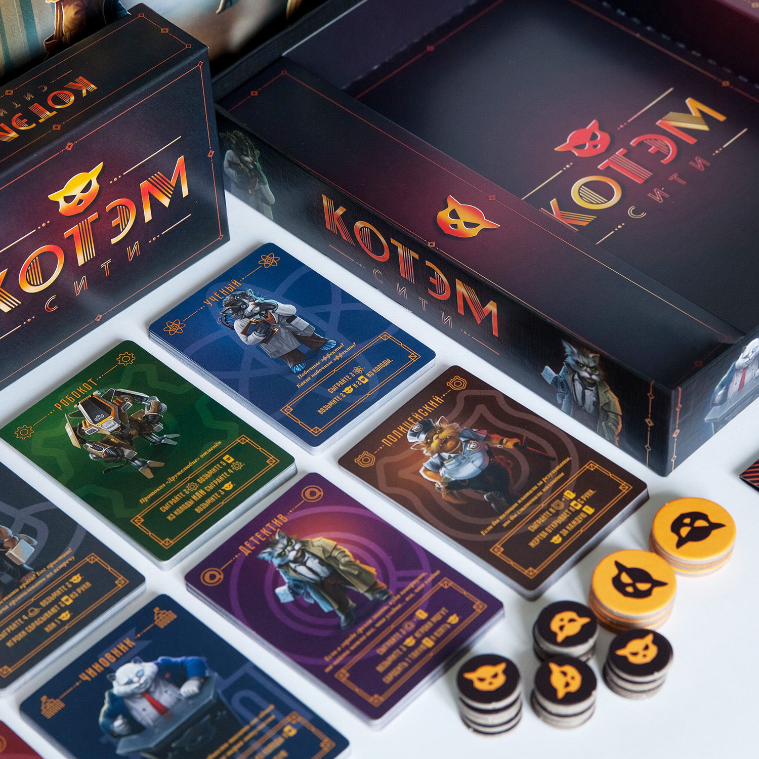 Настольная игра Cosmodrome Games Котэм Сити - фото 3