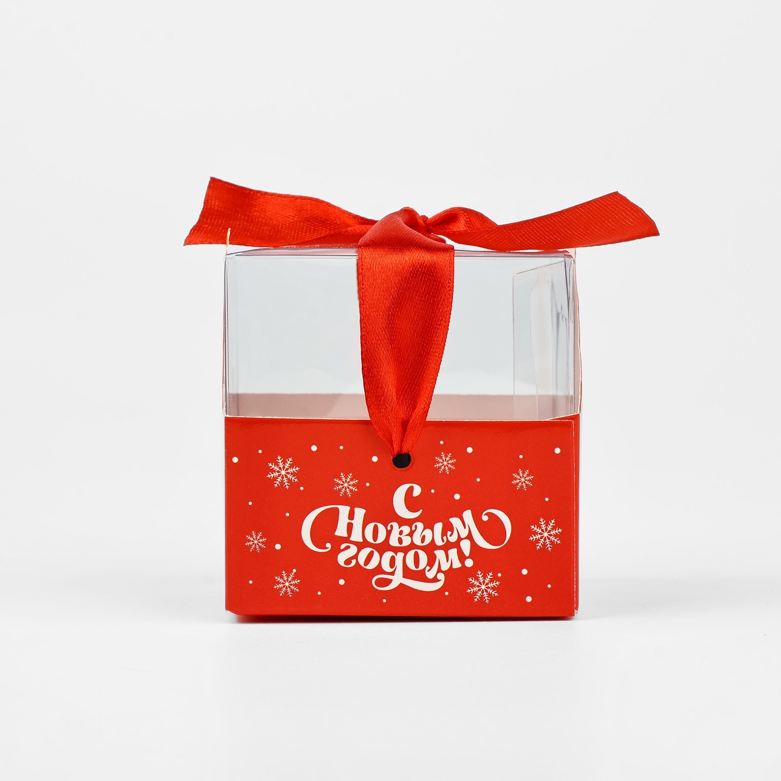 Складная коробка Дарите Счастье «Новогодняя» 7х7х7 см - фото 4
