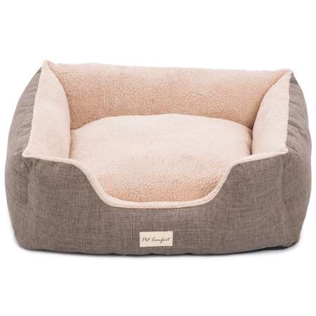 Лежанка для собак Pet Comfort Echo Varro 09 для мелких и средни пород M Коричневая