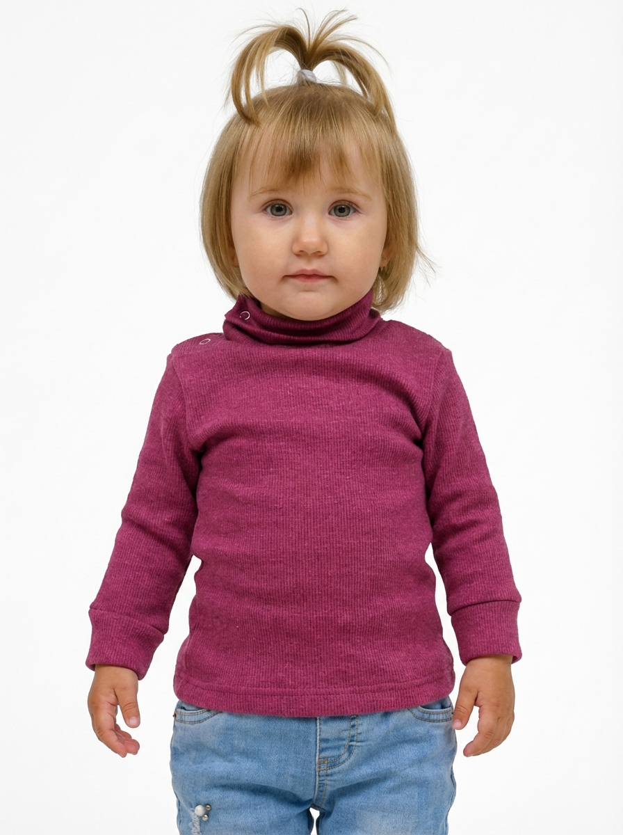 Водолазка TOTEMFOX 231КН3F/бордовый меланж - фото 1