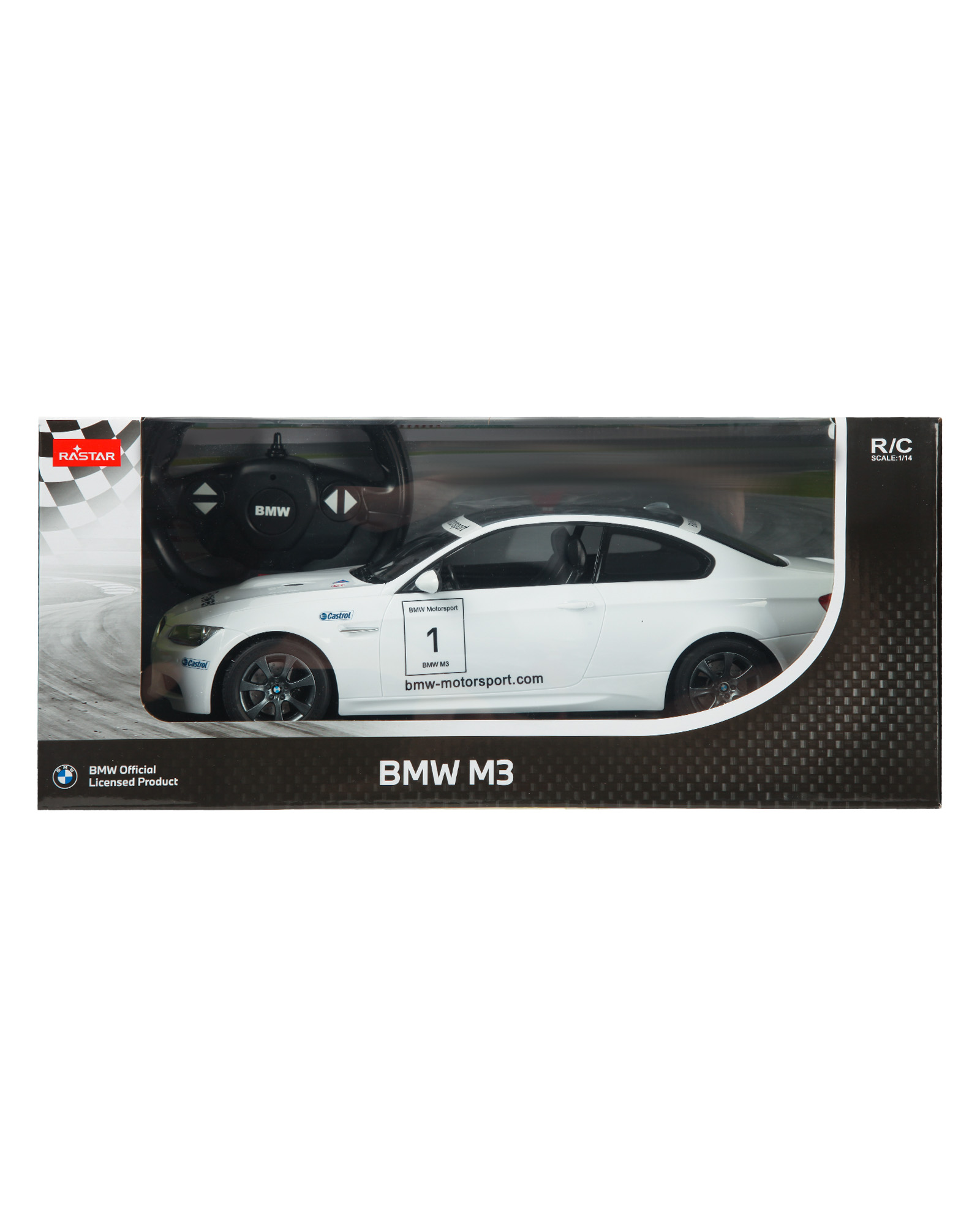 Автомобиль РУ Rastar BMW M3 1:14 - фото 7