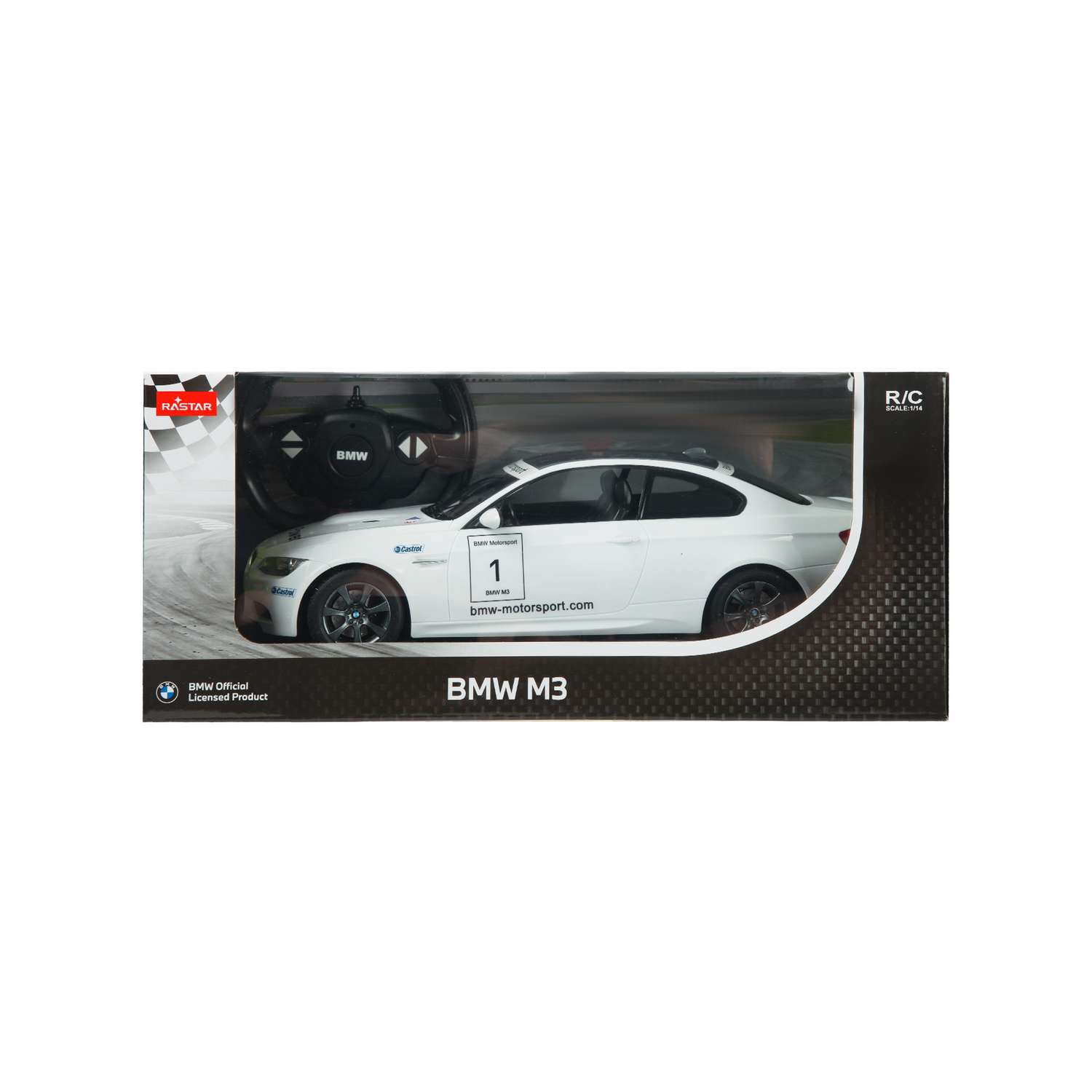 Автомобиль РУ Rastar BMW M3 1:14 - фото 7