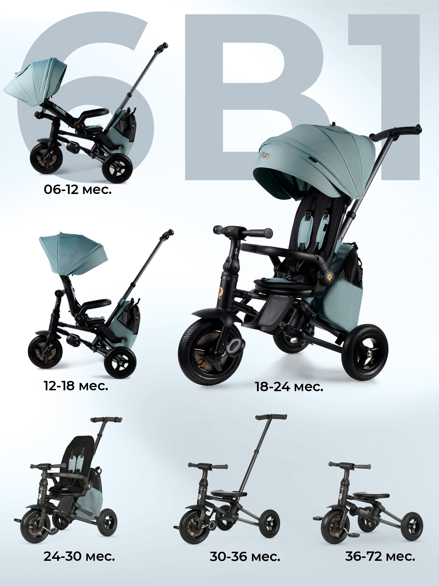 Трехколесный велосипед QPLAY - фото 2